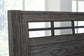 Cama Montillan con paneles, cómoda y cómoda con espejo