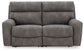 Loveseat seccional reclinable eléctrico de dos piezas DuraPella de última generación