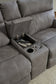 Loveseat seccional reclinable eléctrico de 3 piezas DuraPella de última generación con consola