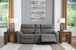 Loveseat seccional reclinable eléctrico de 3 piezas DuraPella de última generación con consola