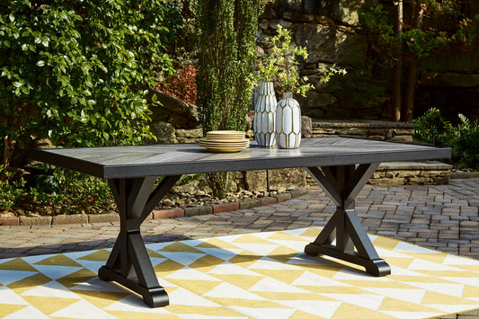 Mesa de comedor rectangular Beachcroft con UMB OPT