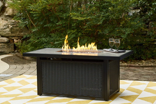 Mesa rectangular para fogata Beachcroft