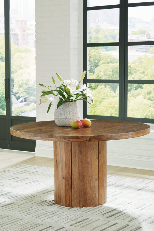 Mesa de comedor redonda Dressonni