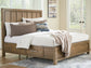 Cama con paneles Cabalynn y almacenamiento