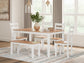 Juego de mesa de comedor Gesthaven (6 piezas)
