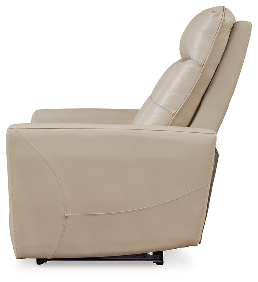 Sillón reclinable eléctrico Pisgham con reposacabezas ajustable