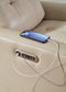 Sillón reclinable eléctrico Pisgham con reposacabezas ajustable