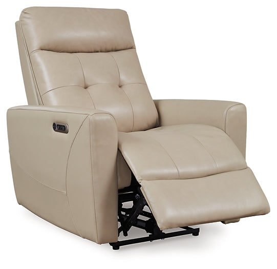 Sillón reclinable eléctrico Pisgham con reposacabezas ajustable