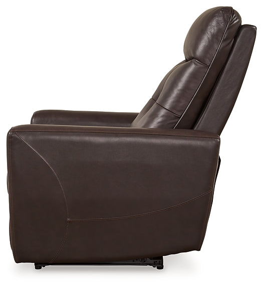 Sillón reclinable eléctrico Pisgham con reposacabezas ajustable