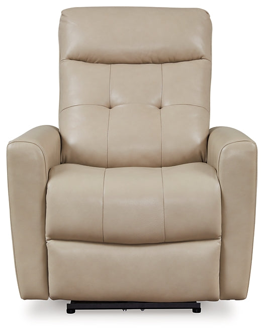 Sillón reclinable eléctrico Pisgham con reposacabezas ajustable