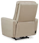 Sillón reclinable eléctrico Pisgham con reposacabezas ajustable