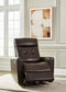 Sillón reclinable eléctrico Pisgham con reposacabezas ajustable