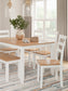 Juego de mesa de comedor Gesthaven (6 piezas)