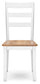 Silla auxiliar de comedor Gesthaven (2 piezas)