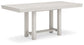 Mesa de comedor Robbinsdale de altura de mostrador y 8 taburetes