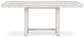 Mesa de comedor Robbinsdale de altura de mostrador y 8 taburetes