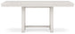 Mesa de comedor Robbinsdale de altura de mostrador y 8 taburetes