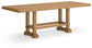 Mesa de comedor de altura de mostrador Havonplane y 8 taburetes