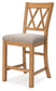 Mesa de comedor de altura de mostrador Havonplane y 8 taburetes