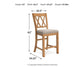 Mesa de comedor de altura de mostrador Havonplane y 8 taburetes