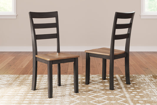 Silla auxiliar de comedor Gesthaven (2 piezas)