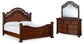 Cama con dosel Lavinton California y tocador con espejo