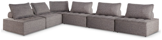 Asientos modulares para exterior Bree Zee de 6 piezas