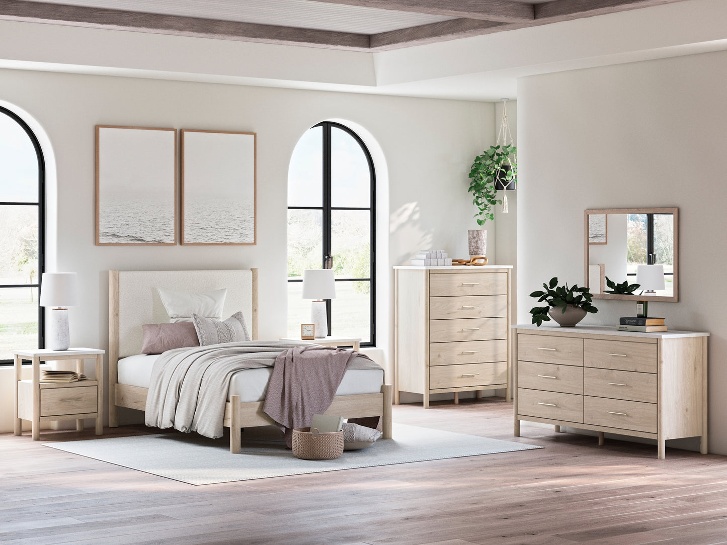 Cama tapizada Cadmori