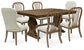 Mesa de comedor Sturlayne y 6 sillas