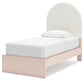 Cama con paneles tapizados Wistenpine