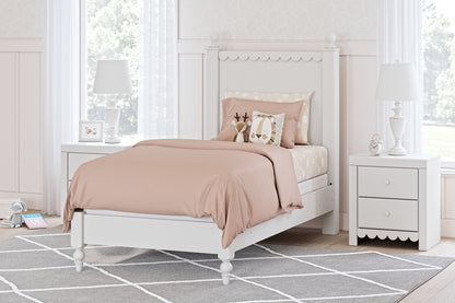 Cama con paneles Mollviney