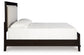 Cama tapizada con paneles Neymorton California