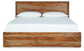 Cama con paneles Dressonni y tocador con espejo