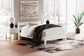 Cama de plataforma con paneles Socalle