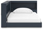 Cama con almacenaje y librería Simmenfort