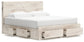 Cama con almacenamiento y paneles Lawroy