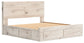 Cama con almacenamiento y paneles Lawroy