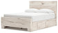 Cama con paneles Lawroy y almacenamiento
