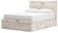Cama con almacenamiento y paneles Lawroy