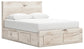 Cama con almacenamiento y paneles Lawroy