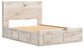 Cama con almacenamiento y paneles Lawroy