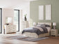 Cama con almacenamiento y paneles Lawroy