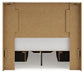 Cama con almacenamiento y paneles Lawroy