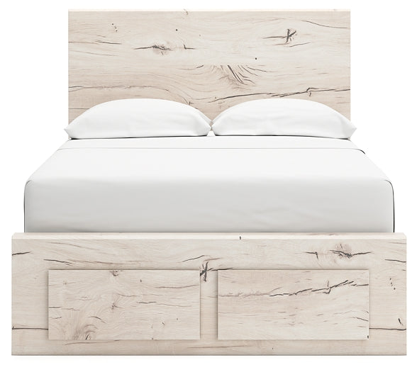 Cama con almacenamiento y paneles Lawroy