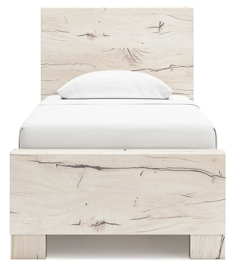 Cama con paneles Lawroy y almacenamiento
