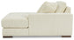 Seccional Lindyn de 4 piezas con chaise longue