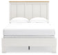 Cama con paneles Linnocreek y tocador con espejo