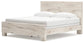 Cama con paneles Lawroy y tocador con espejo