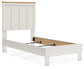 Cama con paneles Linnocreek y tocador con espejo