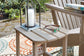 Silla de exterior Sundown Treasure con mesa auxiliar